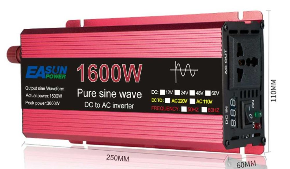 Invertoare noi IPOWER EASUN 12V/24V  de la 1000W la 3000W