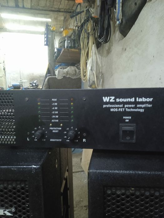 Колонки 600 wt с усилителем