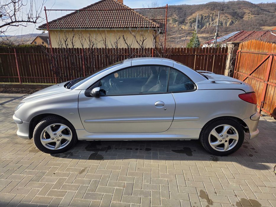 Peugeot 206 cc, 1.6 benzina, decapotabila