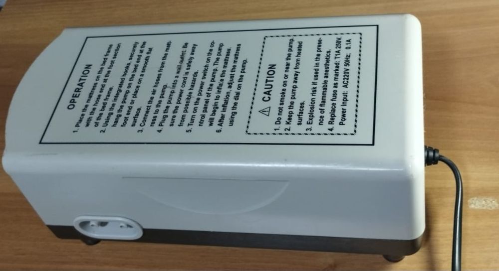 Pompa  saltea antiescare - funcțională