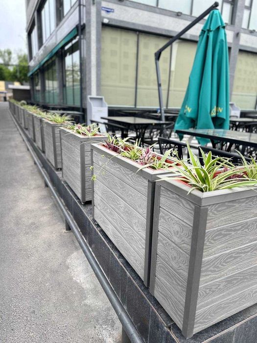 Кашпо для цветов из ДПК