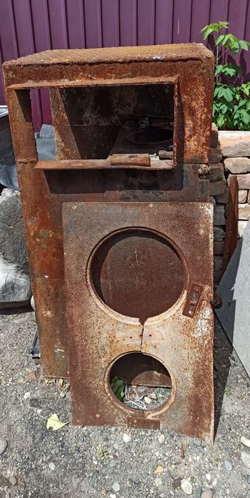 Печь чугунная б/у