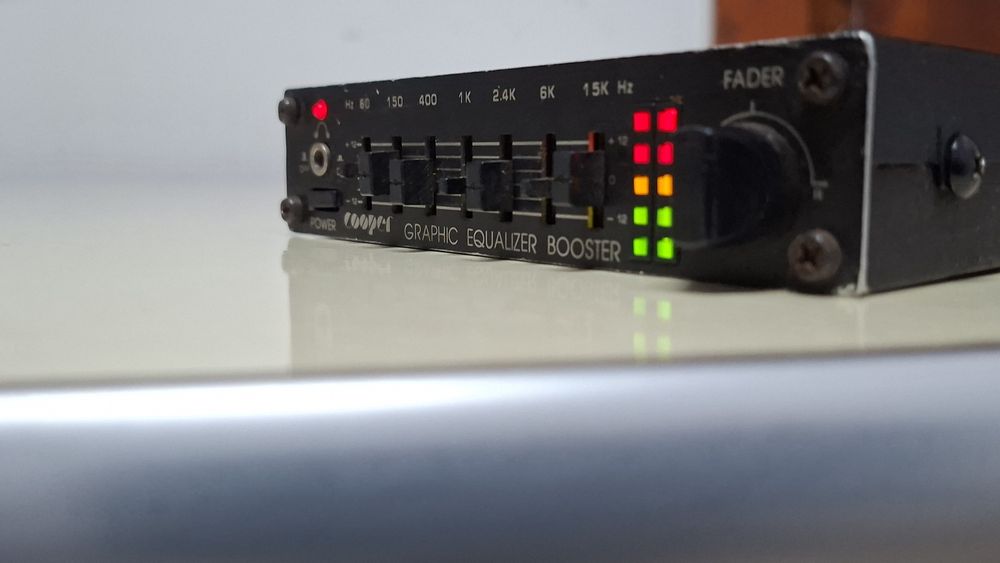 Egalizator grafic Cooper Graphic Equalizer Booster auto vintage