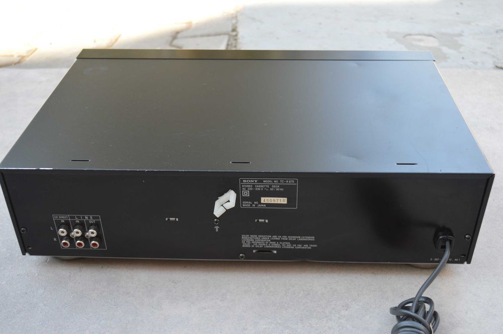 Deck Sony TC K 670 Defect