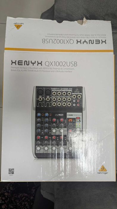 Behringer XENYX QX1002USB – 10-канален миксер / USB аудио интерфейс