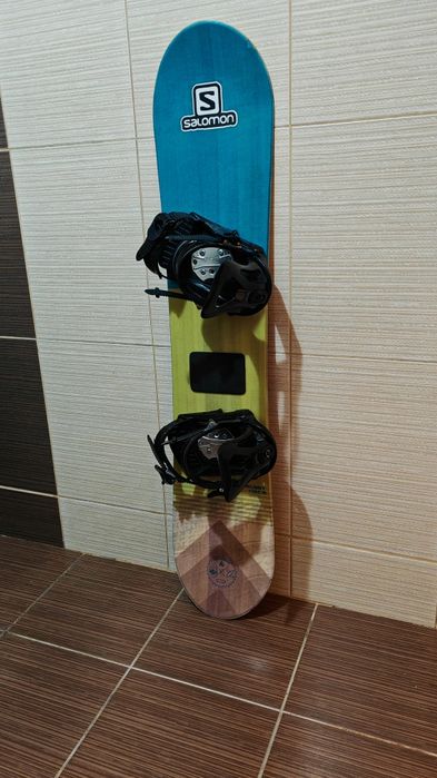 Placa snowboard 130 cm- legaturi boots Burton,Salomon