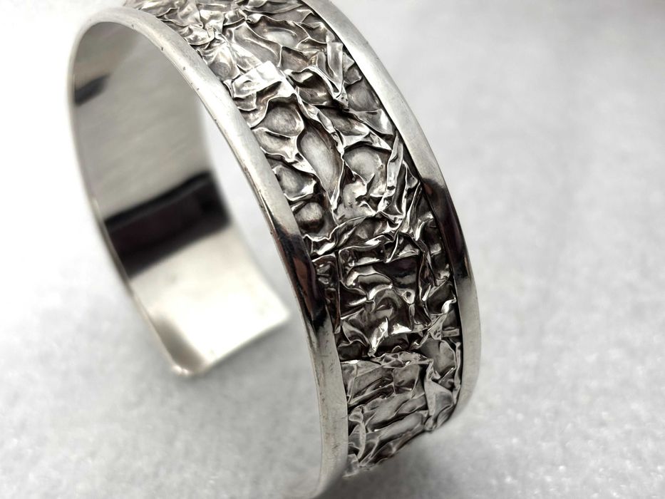 Единствена! Сребърна Гривна (проба 925)-30,73 гр., ръчна изработка