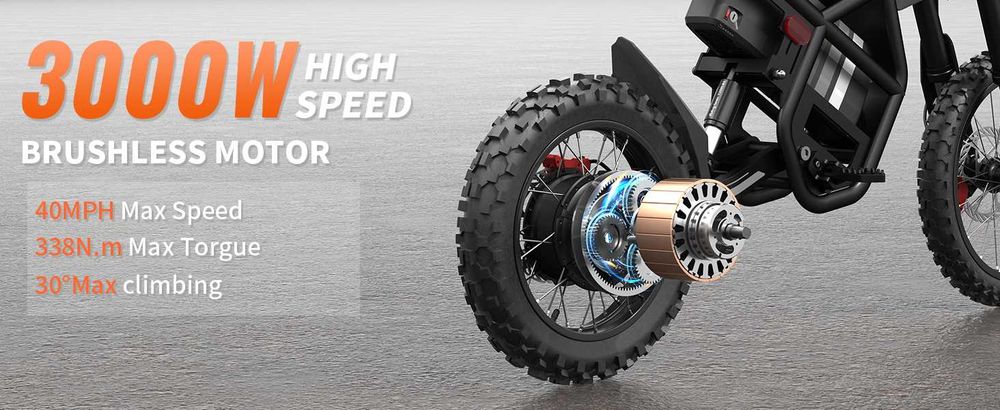 Motocicletă Electrică Enduro Tip Sur-Ron | Riding Times GT54 PRO