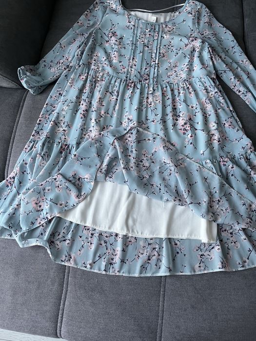 Rochie vaporiasa de vara culoare bleu