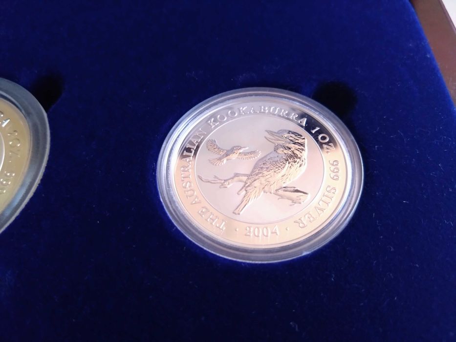 Сребърни монети "Kookaburra", 1 oz, 2 oz Австралия