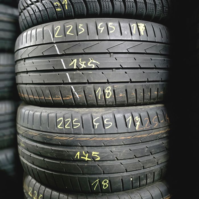 2x 225/45/17 VARA HANKOOK 2018 Stare excelentă