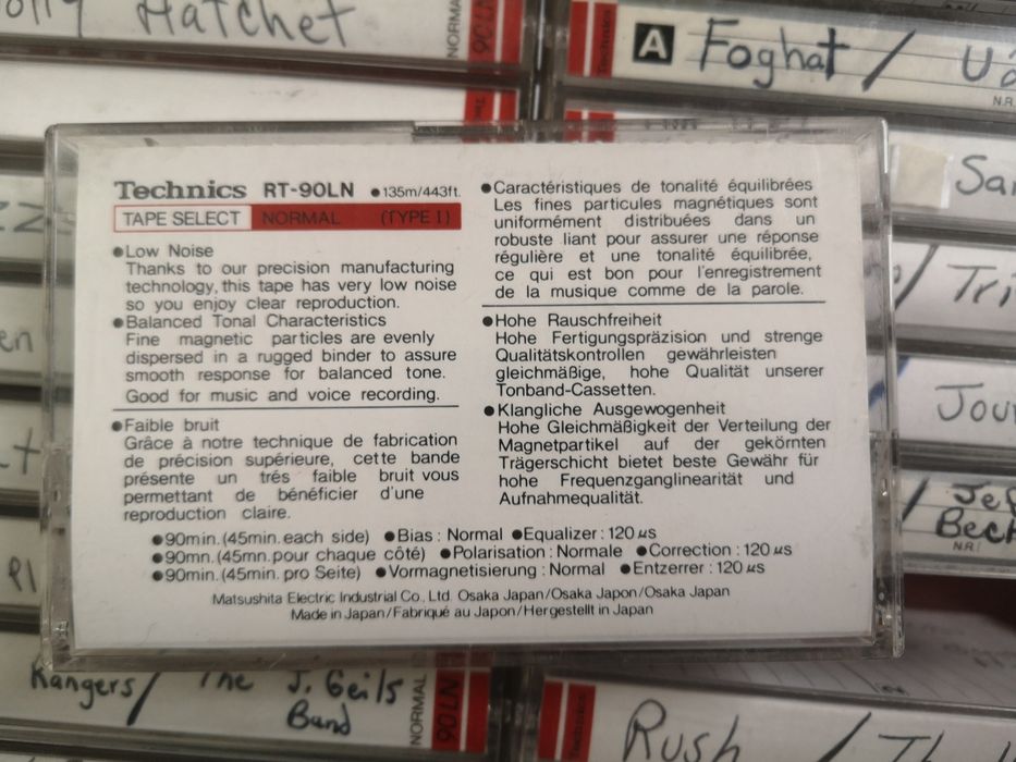 Кассеты Technics RT90-LN