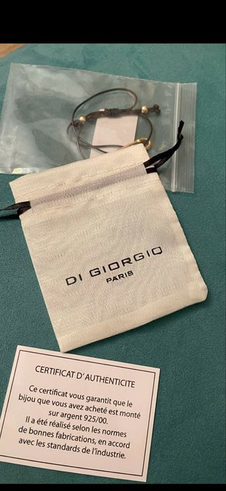 Di Giorgio Paris гривна от сребро с 18 карата позлата