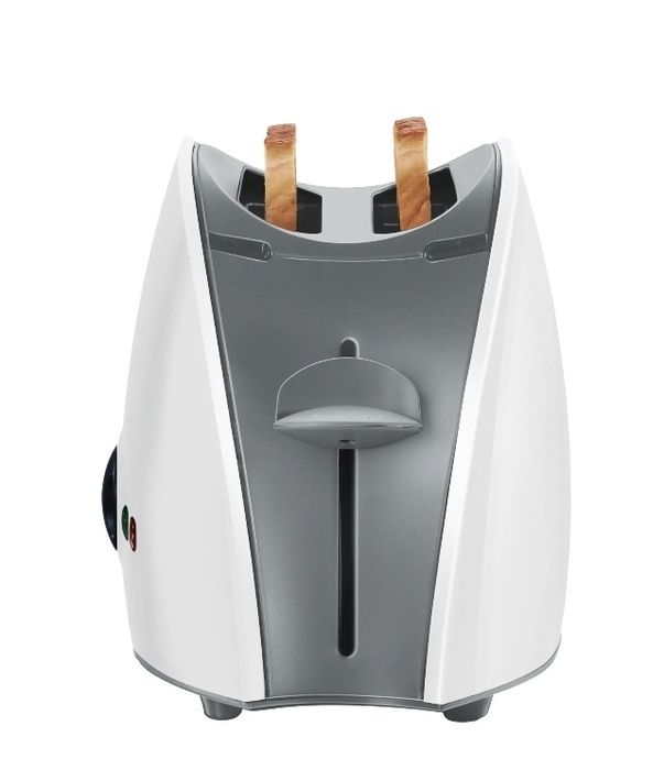 Prajitor de paine Bosch TAT6101, 900 W, 2 felii, 6 setari, Alb