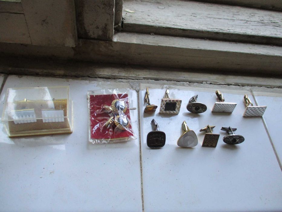 Копчета за ръкави/ръкавели/ за мъжка риза нови и малко използвани