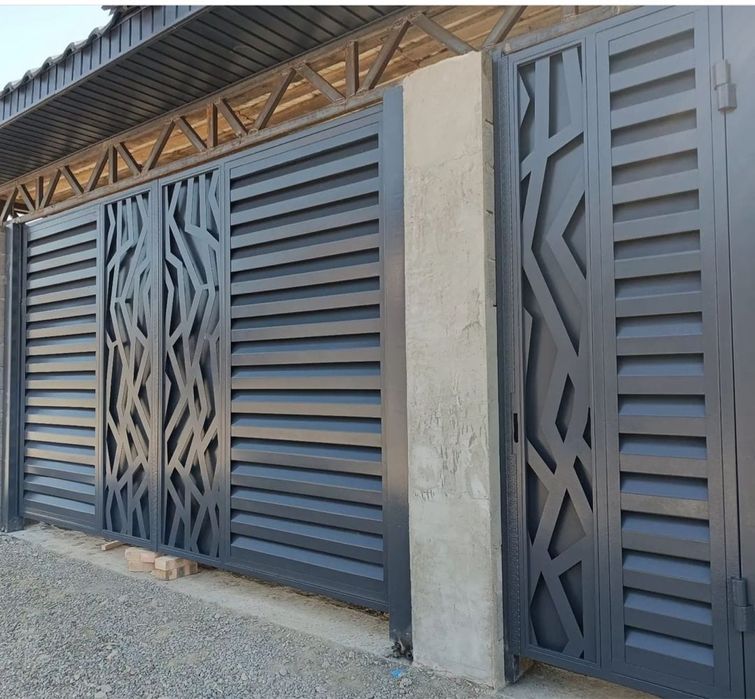 Ворота, забор готовые