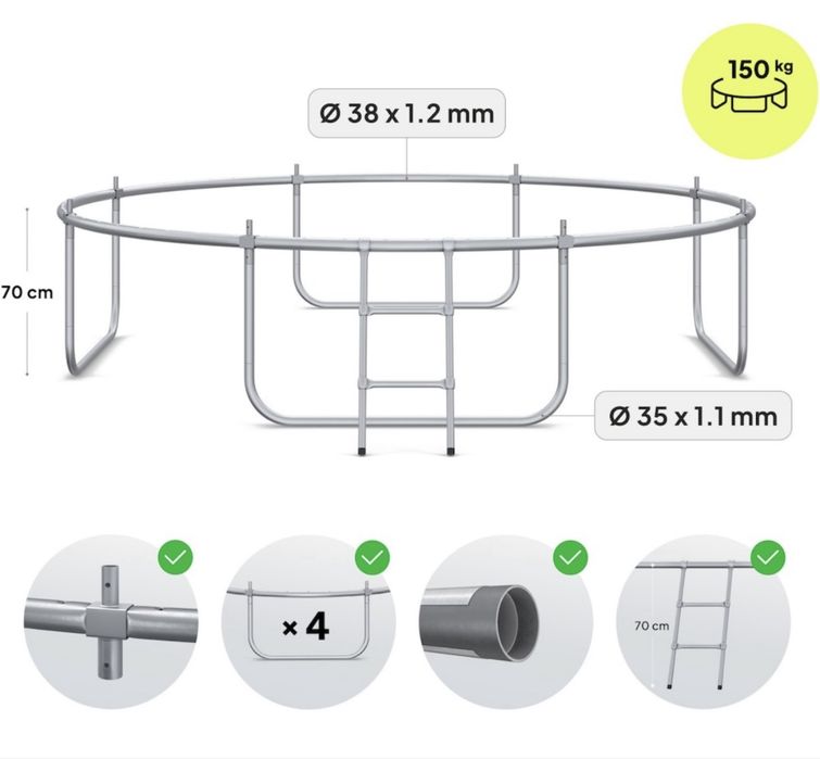 Trambulina Zipro Jump Pro 312 cm
