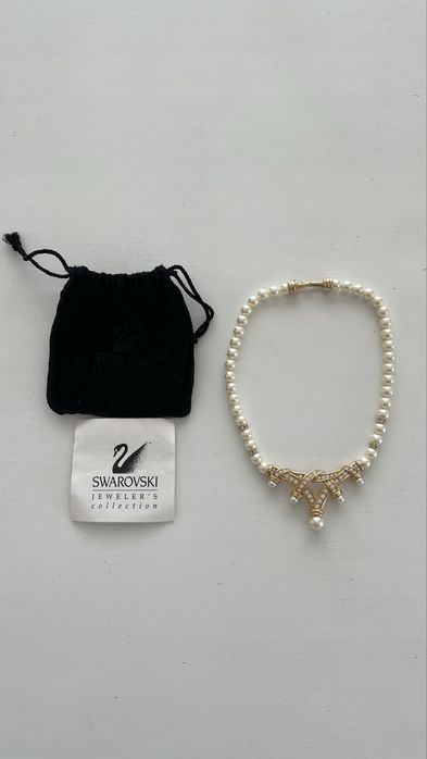 Колие Swarovski с перли
