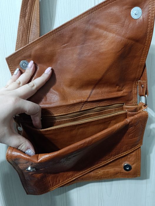 Сумка Кожаная Новая 27 на 20 см. С Египта.