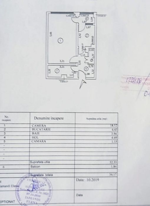 Vând ap 1 cam Micro17, Str Oltului, Complex Familial, îmbunătățit 2026