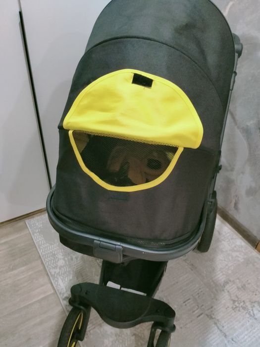 Коляска belecoo чёрно жёлтая