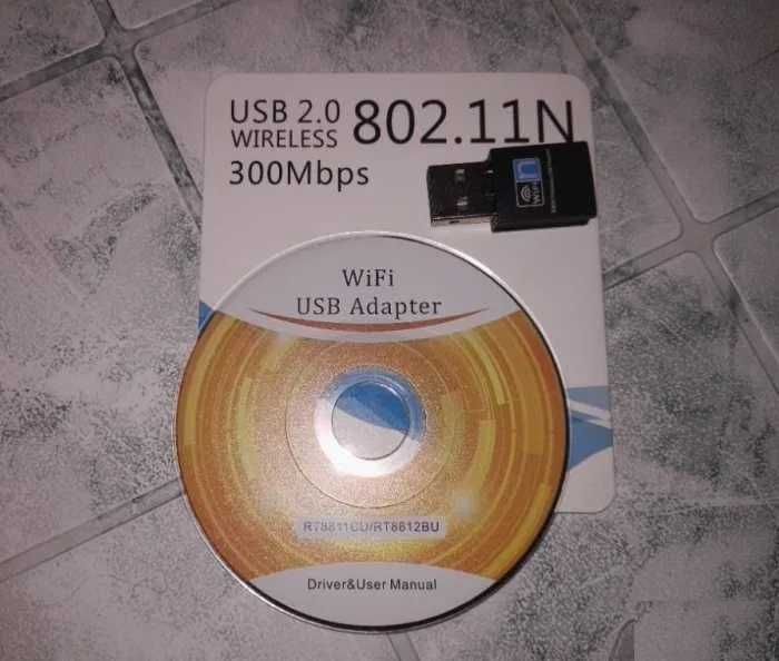 USB Адаптер за интернет, Wireless WiFi Adapter LAN 300M USB 2.0 802.11