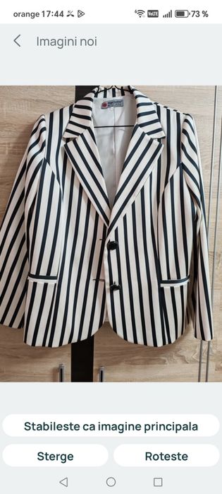 Sacou damă cu dungi