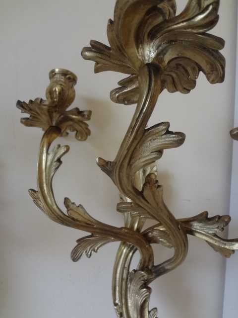 Комлект големи изящни свещници от Виена