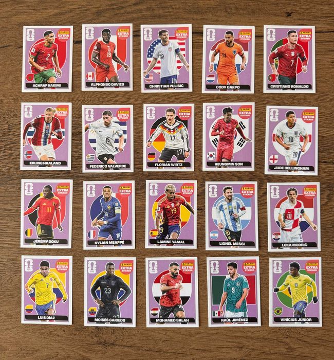 Продавам/Разменям: Екстра стикери от световното на Panini World Cup 2026
