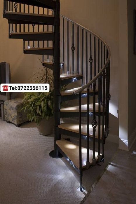 Scări Spirală interoare / exterioare