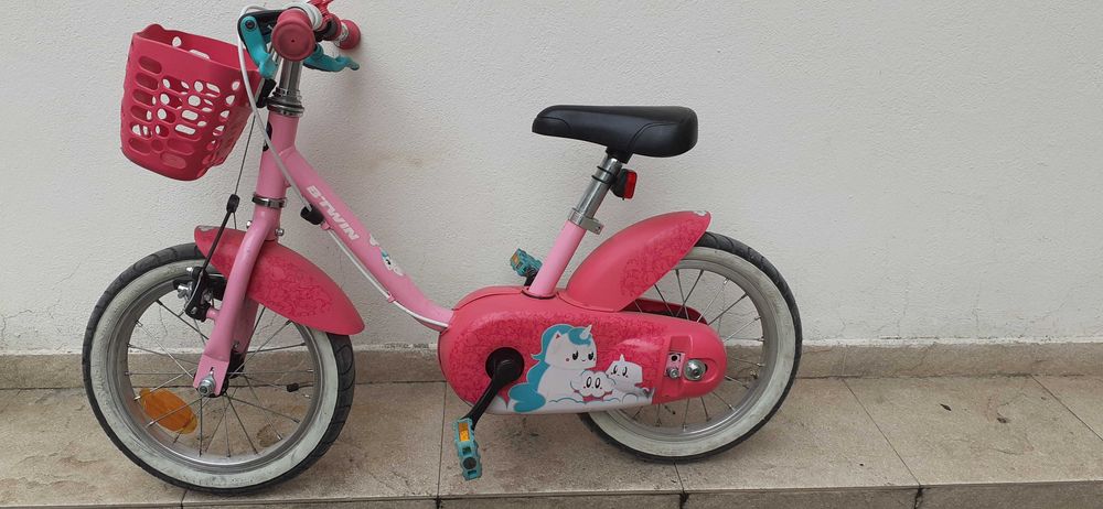 Детски велосипед B-TWIN ! 14 ! Перфектен !