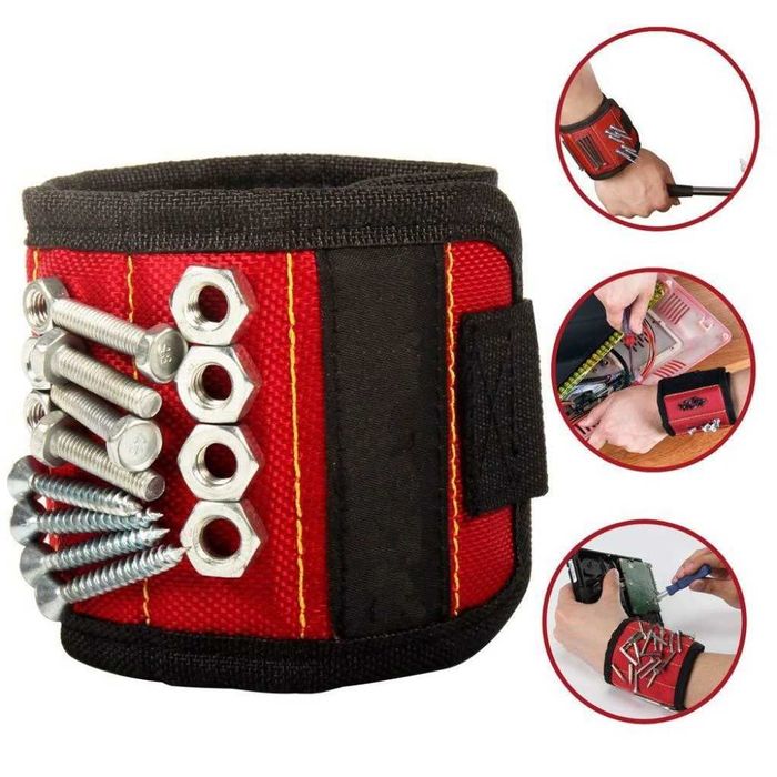 Магнитна гривна /лента за инструменти - черна