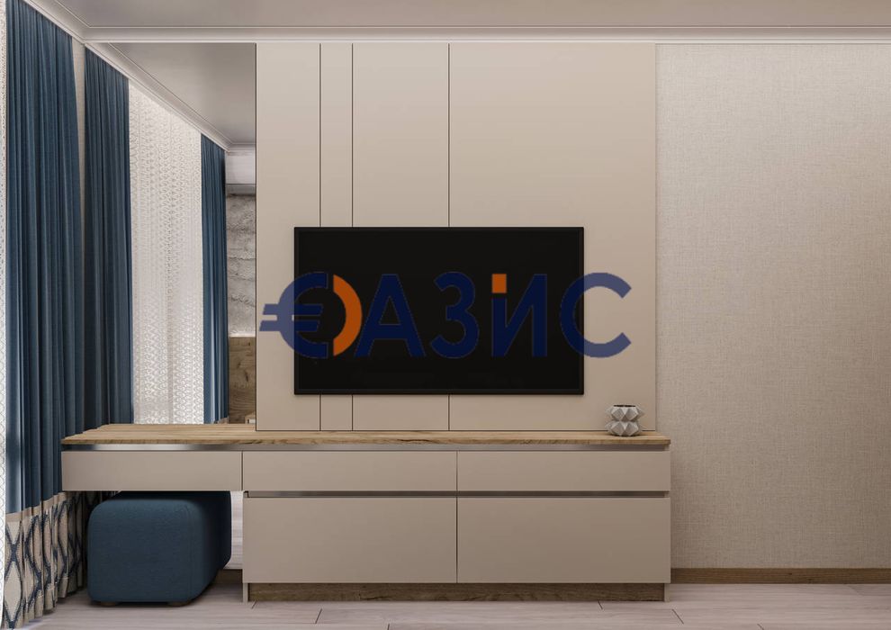 Продава се Двустаен апартамент в к.к. Слънчев бряг - 61 кв.м за 1024 €/кв.м - Снимка #4