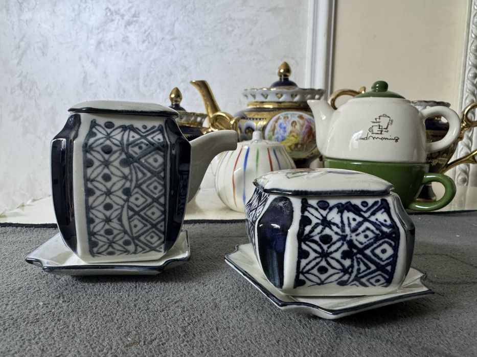 Мини чайничек  с сахарницей