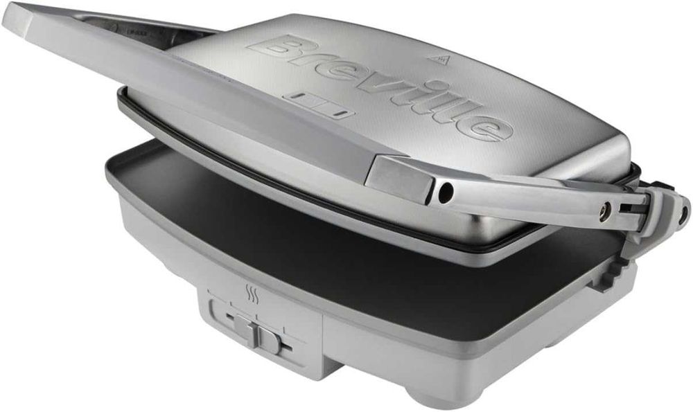 Сандвич тостер Breville Panini VST071X-01, 1000 W, DuraCeramic, 2-3 сандвича, Сребрист