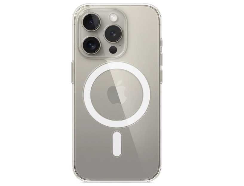 iPhone 15 Pro Clear Case with MagSafe / Оригинал / Прозрачен