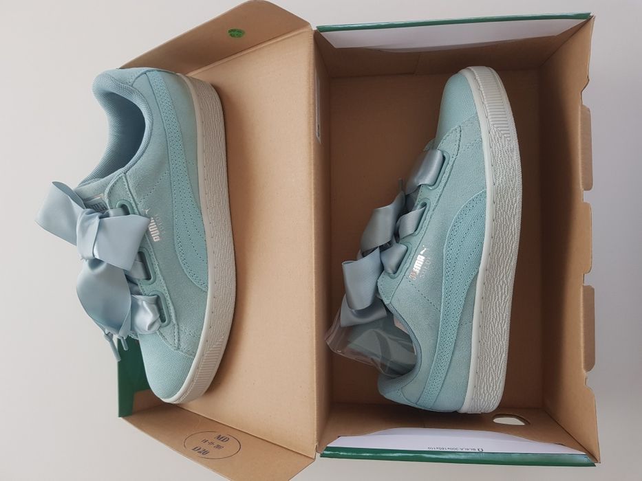 Adidasi Puma Suede Hearts Pebble Wn's 365210 03 Originali