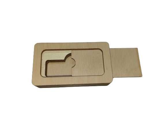 mapa usb din piele eco / cutii de lemn tip cufar - pentru stick