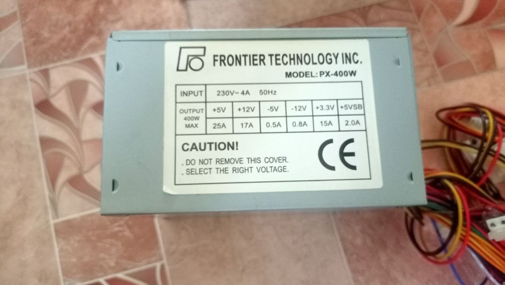 Продам блок питани для пк.Модель:PX-400. Huntkey ATX12V V2.3