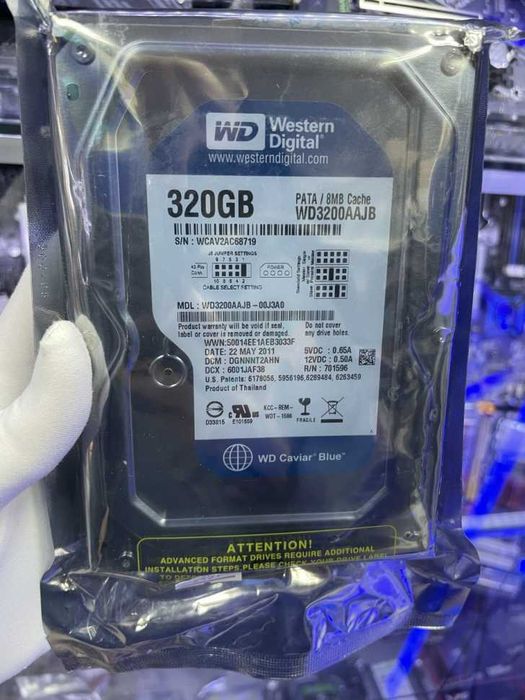 Жесткий диск HDD 320 ГБ WD Blue рес