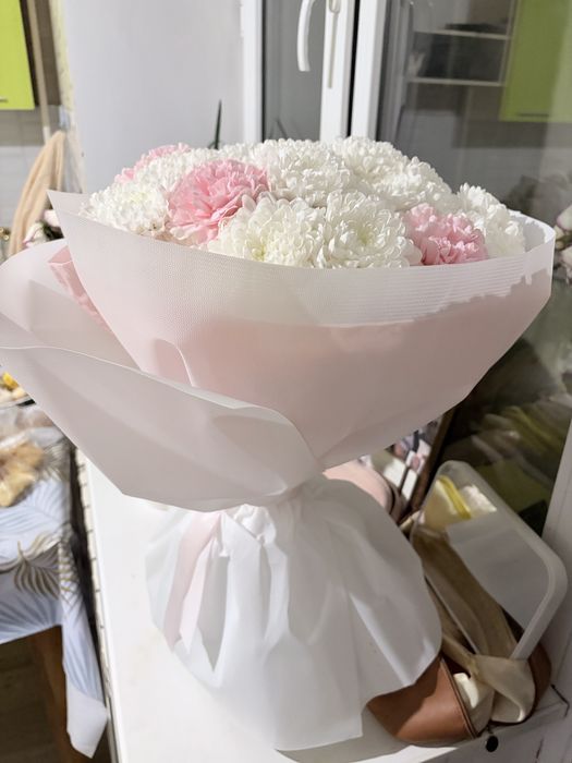 Цветы , хризантема мен гвоздика