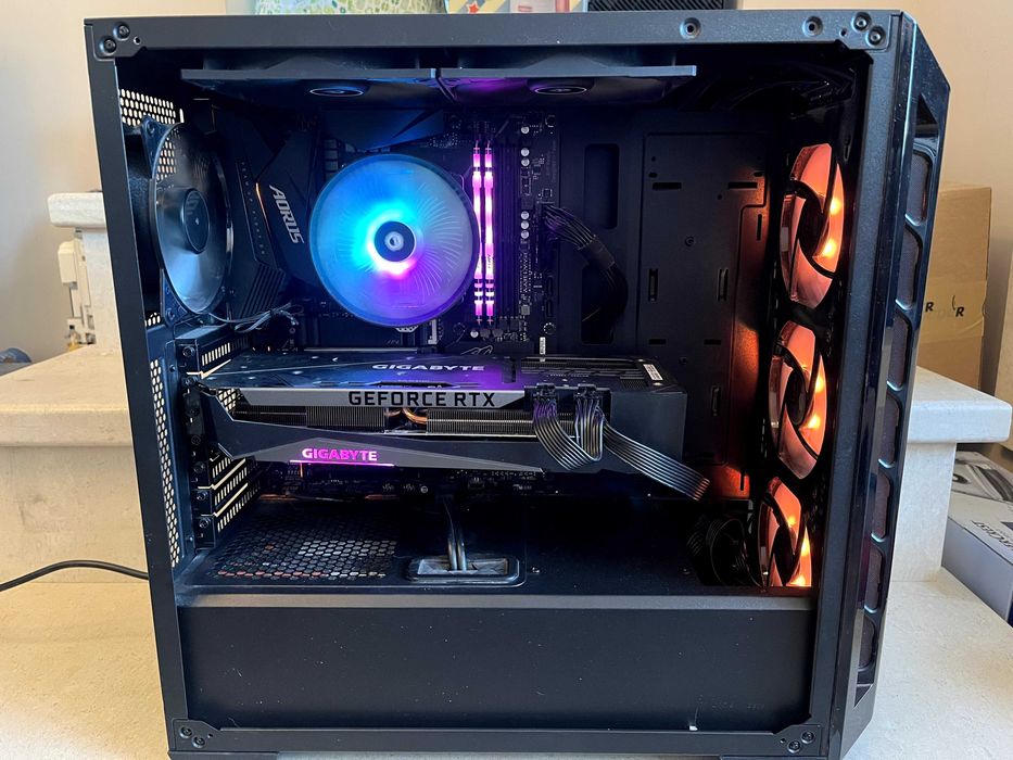 Гейминг компютър RTX 3070ti, Ryzen 5 3600, 16gb DDR4, 512gb NVMe