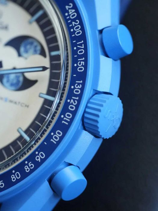 Omega Swatch Mission to the Super Blue Moonphase