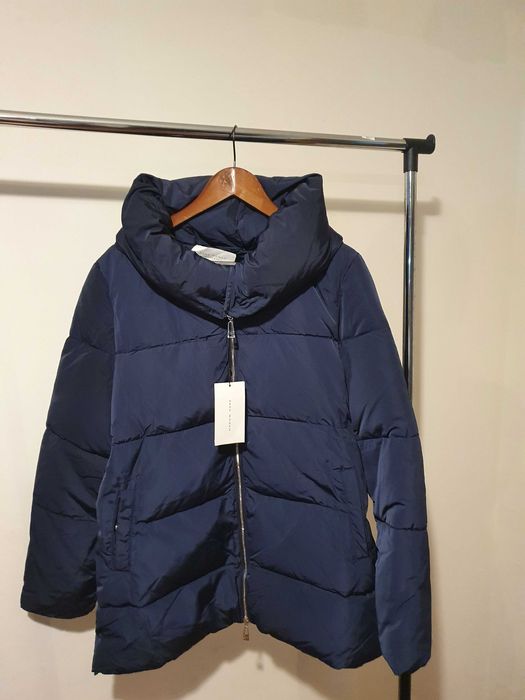 Parka / jacheta matlasata dama ZARA bleumarin mar XL - NOUA