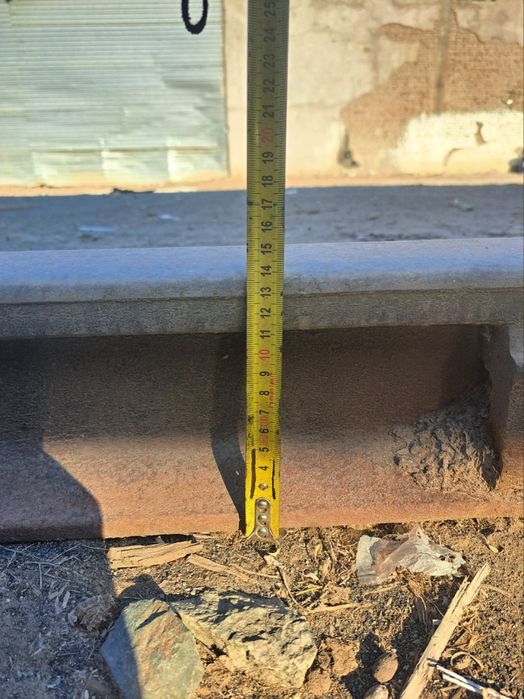 Рельс Р43 с деревяными шпалами 884 метра