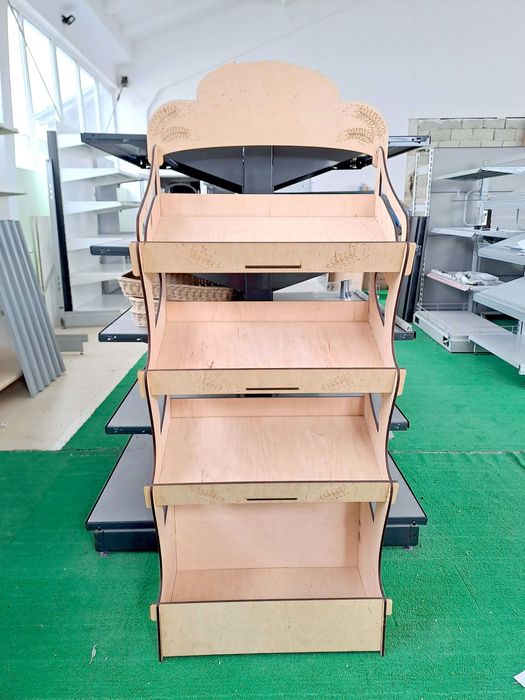 Стелаж за хляб дървен