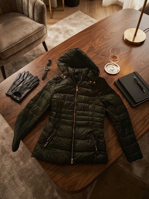 Massimo dutti %100 естествен пух размер xs