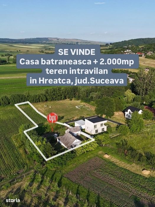 SE VINDE Casa (demolabila) + Teren construibil, in Sat Hreatca, jud.SV