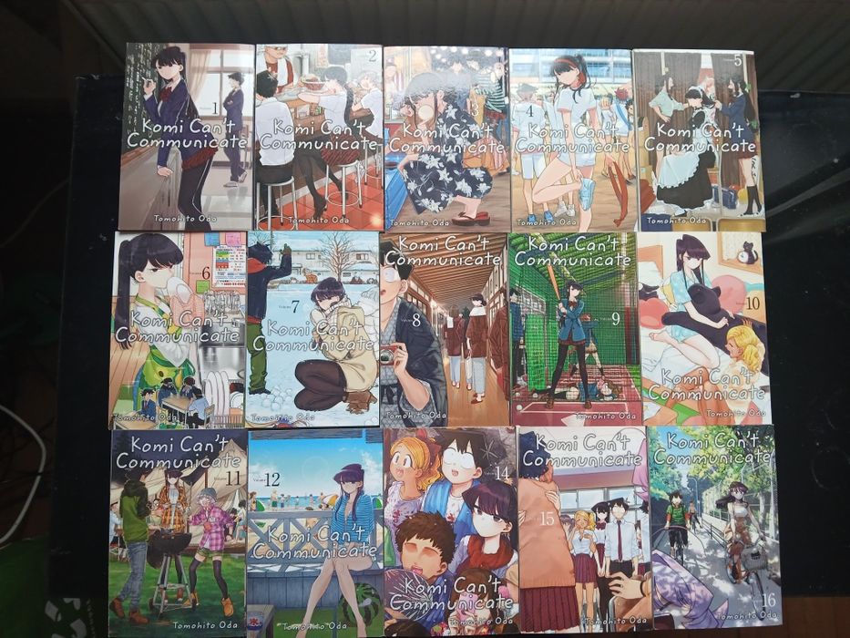 Manga Komi Can't Communicate volumele 1 - 16 (fara 15)