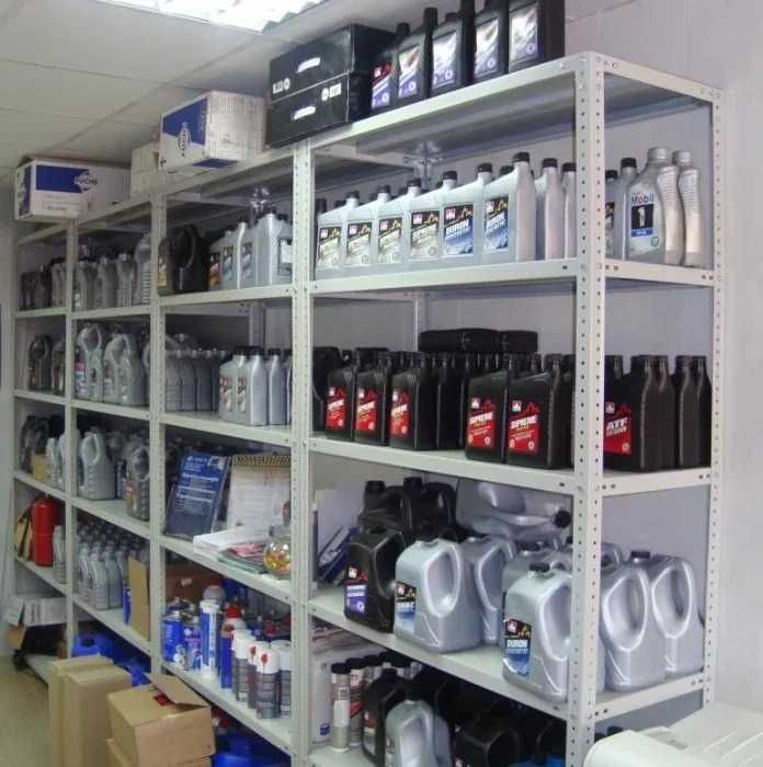 Стеллажи складские архивные металлические полки Титан российский